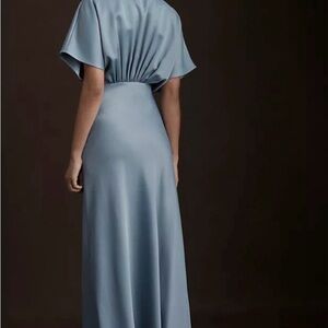 BHLDN Slate Blue Maxi Dress